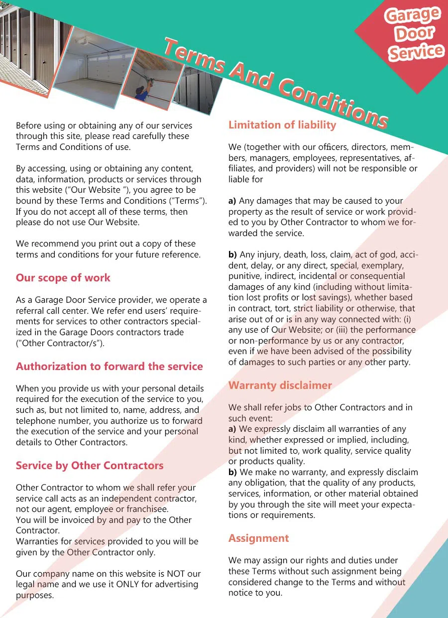 Central Garage Door Service Riverside, CA 951-638-0264